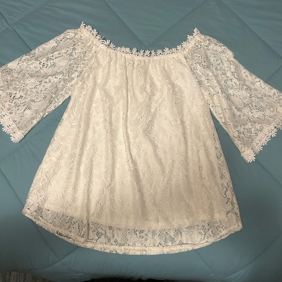 White lace top xl - Picture 1 of 3